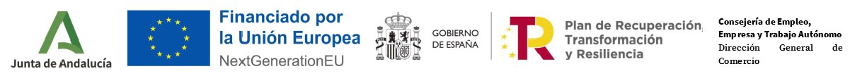Junta Andalucía, Unión Europea - Next Generation, Gobierno España - Plan de Recuperación, Transformación y Resiliencia